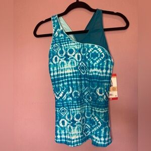 Blue Tie-Dye Top Zeroxposur Size XS New with Tags